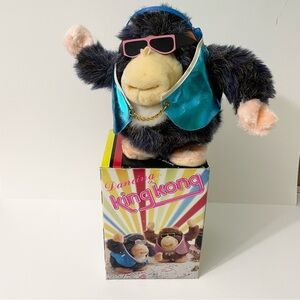Vintage Dancing King Kong Gorilla Plush Toy